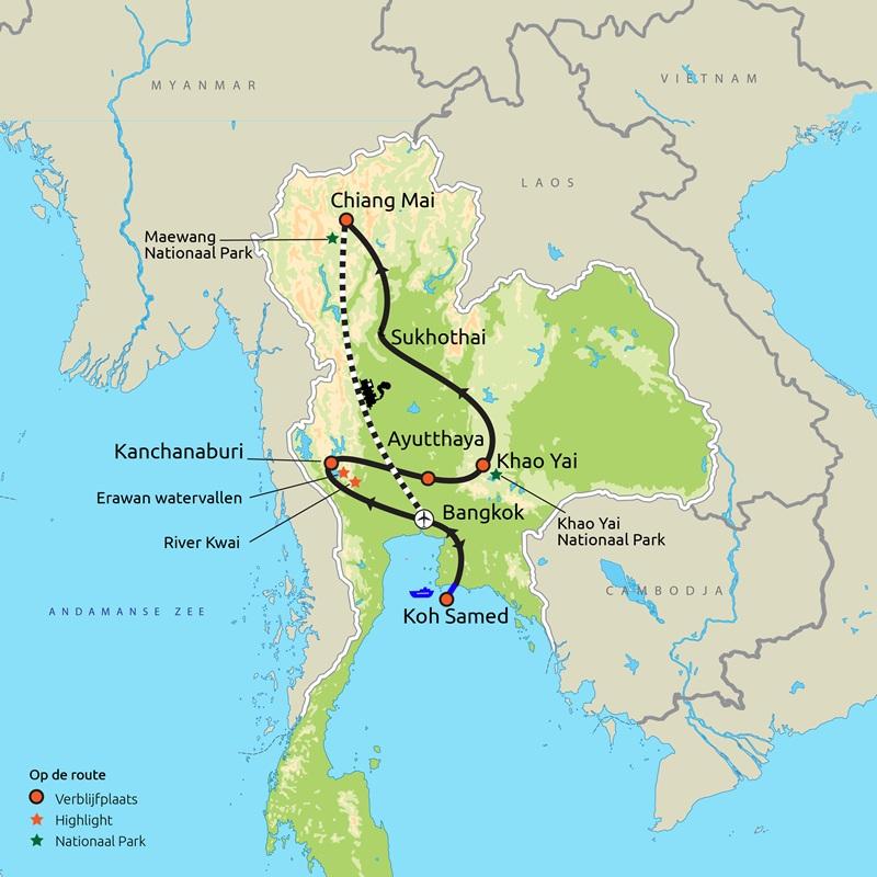 22-daagse familiegroepsreis Noord-Thailand Compleet