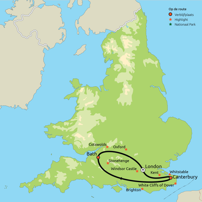 Historisch Zuidoost Engeland