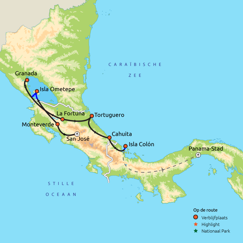 Costa Rica, Nicaragua & Panama