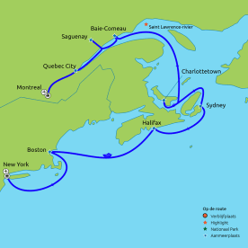 Rondreis & Cruise Oost-Canada & New England