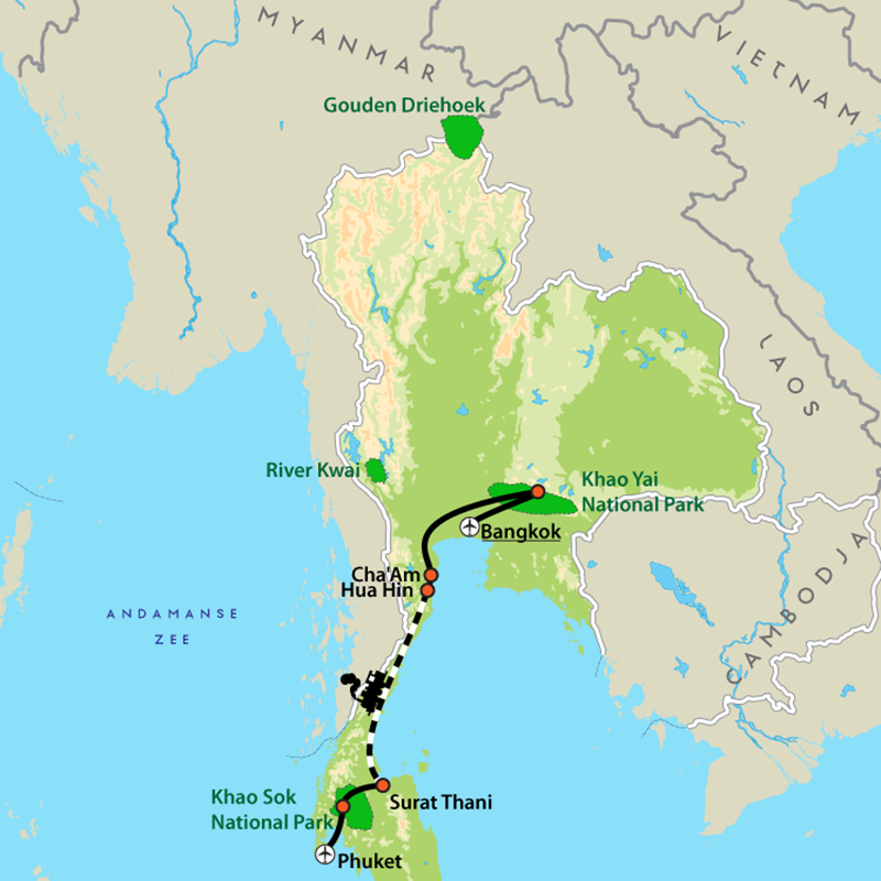 Beste van Zuid Thailand Phuket