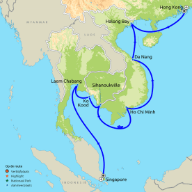 Rondreis & Cruise Thailand, Cambodja en Vietnam