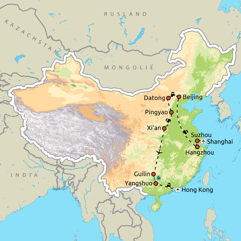 Hoogtepunten van China