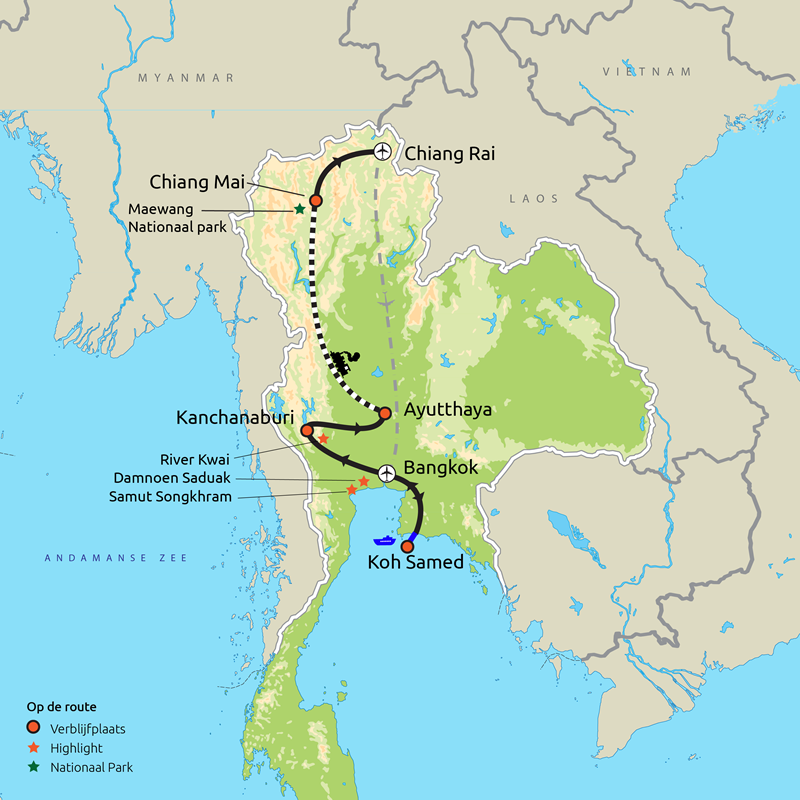 16-daagse Familiegroepsreis Noord-Thailand t/m 2026