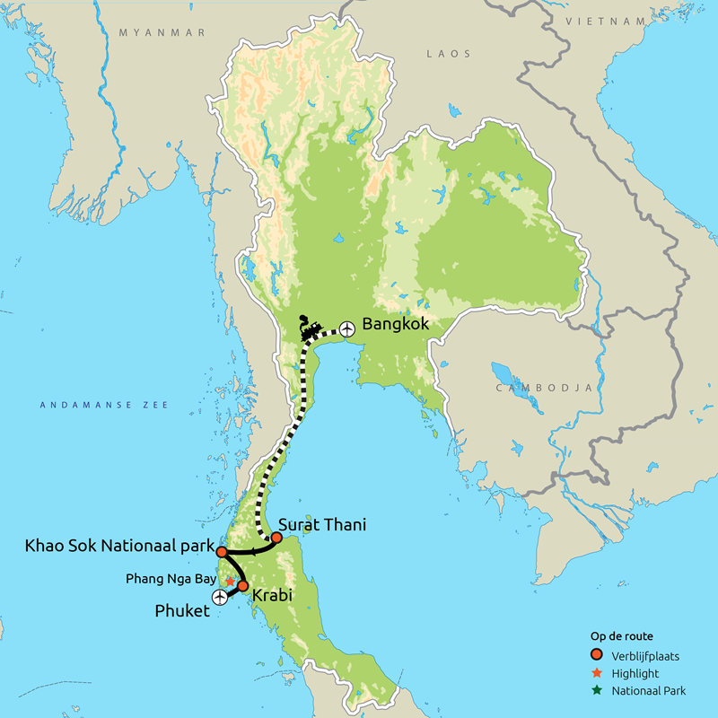 Familiegroepsreis Zuid-Thailand