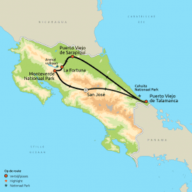 Costa Rica in een notendop