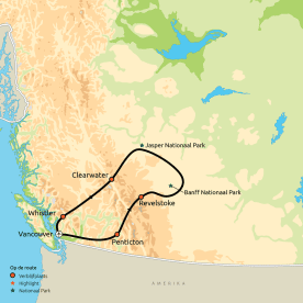 Hoogtepunten van West-Canada