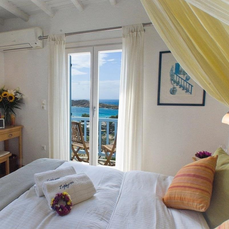Zephyros hotel slaapkamer