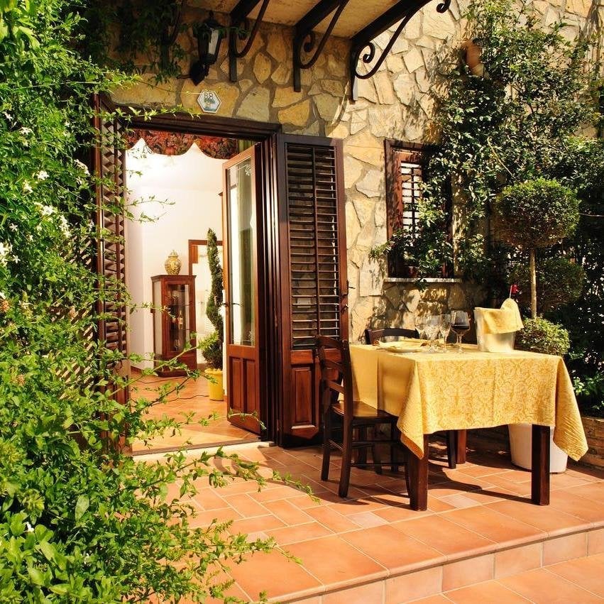 Villa Dafne, tuin