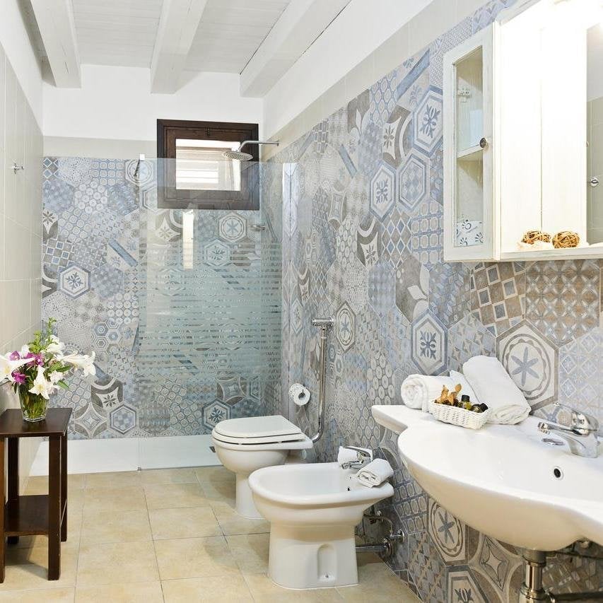 Case Di Latomie, badkamer