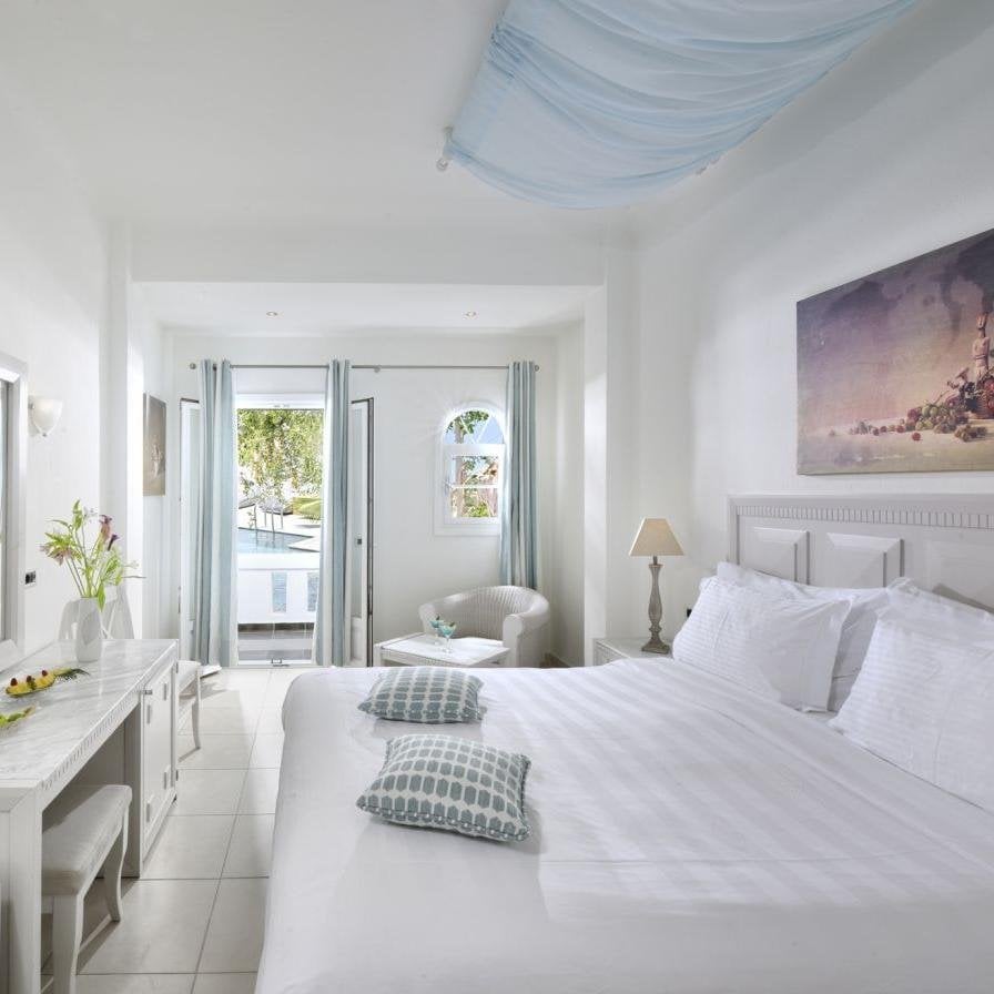 Petinos Hotel slaapkamer