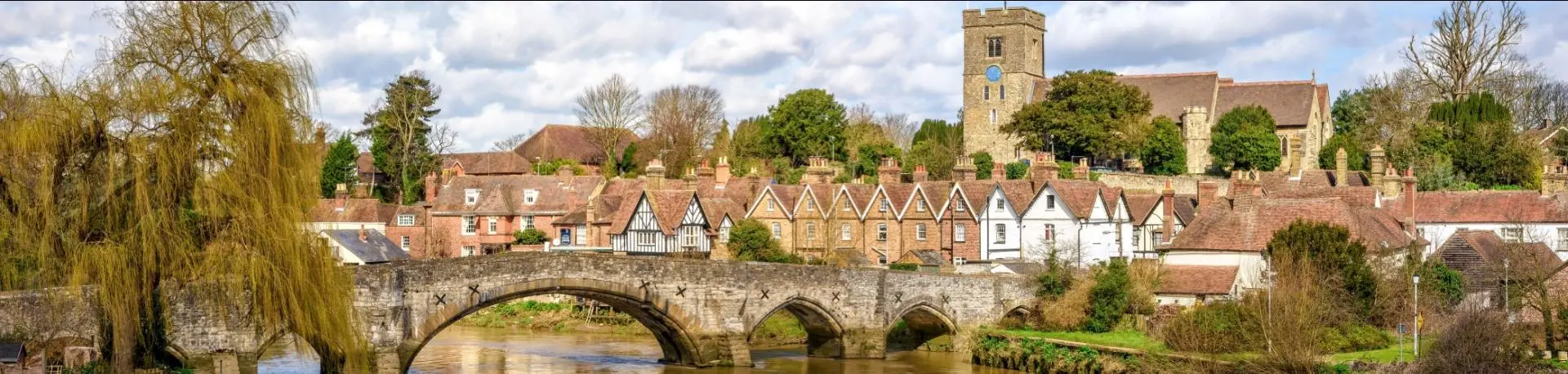 Aylesford Bridge over rivier de Medway in Kent, Engeland